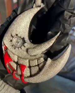 จี้รูปพระจันทร์เคลือบน้ำแข็งสุดหรู |   เครื่องประดับฮิปฮอปเพชรโมอิสซาไนต์ VVS |   ผู้ผลิตจี้ฮิปฮอปแบบกำหนดเอง ชุบโรเดียม GRA - Product Image 1