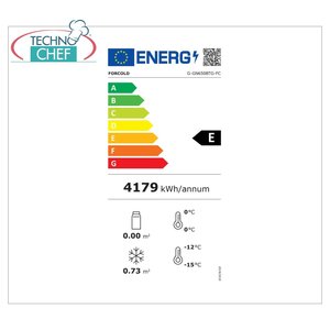 Equipo de Refrigeración Comercial Forcold, Congelador con 1 Puerta de Vidrio, Sistema Ventilado, Temperatura -18/-22°C, 650 Litros - Product Image 2