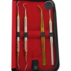 Dental Basic Examination Set Gold Plasma Coated High Quality Dental Diagnostic Instruments - Product Image 3