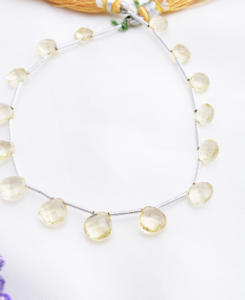 หินควอตซ์น้ำผึ้งทรงเหลี่ยมเจียระไนแฟนซี สำหรับทำเครื่องประดับชั้นดี - Product Image 6