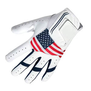 Guantes de golf de piel de oveja blancos personalizados para hombres y mujeres, antideslizantes, transpirables, de cuero genuino, agarre suave, protección UV, logotipo personalizado para - Product Image 3