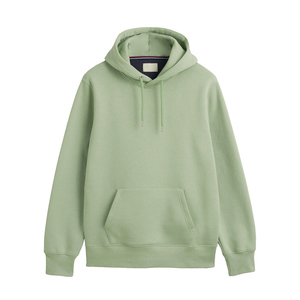 Sudaderas con capucha de tamaño regular con costuras de alta calidad para unisex Logotipo personalizado Tela de rizo francés en blanco - Product Image 1