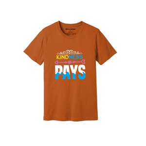 Kindness Themes Print 100%cotton Fabric T-shirt 160-180 to Heavy GSM 12 Color Available Customized Your Own Design & Placement - Product Image 3