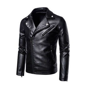 แจ็กเก็ตหนังกันลมสำหรับผู้ชายแจ็กเก็ตหนังแท้ขนาดพลัสไซส์มาใหม่ - Product Image 2