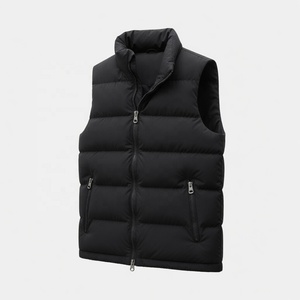 Chaqueta Acolchada Unisex de Manga Corta, Cálida y Cómoda, Esencial para el Invierno, Ropa Exterior Informal para el Día a Día, Abrigo Acolchado Suave - Product Image 5
