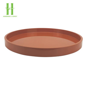 Bandeja Redonda de Servicio de Diseño Elegante y Color Personalizado, Bandejas Decorativas Hechas a Mano de Lujo para el Hogar, Provenientes de Vietnam - Product Image 1