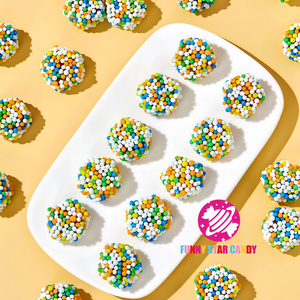 Halal Rainbow <strong>Sugar</strong> Balls Gummies Sweet Custom Fruit Flavored Crunchy Beads Chewy <strong>Soft</strong> <strong>Candy</strong> for Kids Wholesale - Product Image 2