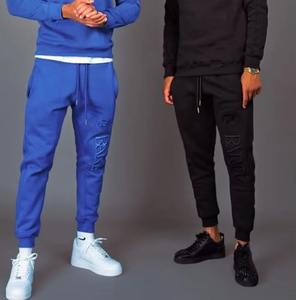 Ensembles de survêtement et de jogger survêtement survêtement hommes impression personnalisée Logo lourd survêtement blanc - Product Image 1