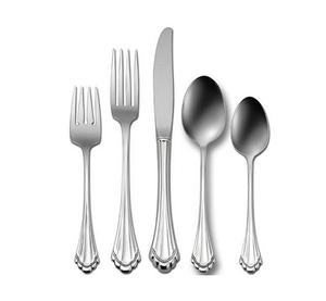 Juego de Cubiertos de Acero Inoxidable Grabado Hecho en India, Cubertería Italiana Clásica en Plata y Oro, Suministros de Cocina Reutilizables para Bodas - Product Image 6