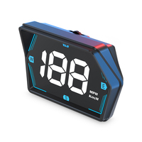 HUD OBD Tachometer Windschutzscheiben-Head-Up-Display mit Echtzeit-Geschwindigkeit salarm