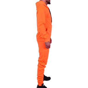 Nouvel arrivage élégant : Ensemble de survêtement de course et de jogging personnalisé avec fermeture éclair intégrale, en molleton technique respirant et durable - Product Image 3