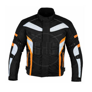 Meilleur prix Veste en Cordura à col montant confortable pour homme Vestes en Cordura teintées en cuir de vache à vendre - Product Image 1