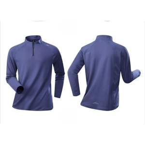 Sweat-shirt à demi-zip à col montant en molleton, essentiel pour l'automne, pour hommes, vêtements de sport, vêtements de rue, fabrication directe d'usine OEM - Product Image 6