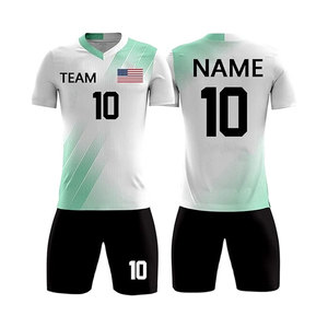 Camiseta y uniformes de fútbol personalizados para hombre Servicio OEM disponible Prendas teñidas Camisa y pantalones cortos - Product Image 6