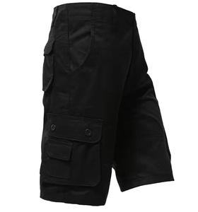 Shorts cargo grande taille pour hommes, coupe ample, style streetwear, longueur genou, décontracté, sport, hip-hop, pantalon court droit, vente en gros personnalisée - Product Image 2