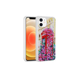 Étui de téléphone en silicone TPU brillant à motif marbré pailleté de luxe de la série SENK Popy compatible avec Vivo/Samsung/Sony pour la protection de l'appareil photo - Product Image 1