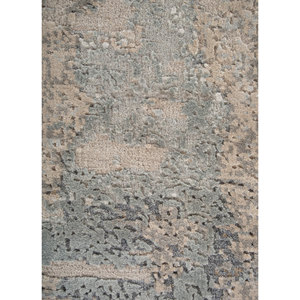 Tapis Uvenuti grande surface en laine et soie de bambou, noués à la main, pour usage domestique - pour salon, couloir, chambre d'adolescent LRB-1784 - Product Image 3