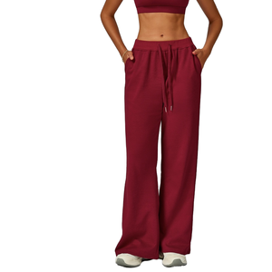 Pantalons de survêtement décontractés grande taille pour femmes de meilleure qualité Pantalons unis confortables et respirants Taille moyenne-en solde! - Product Image 6