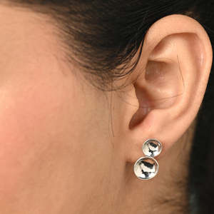 Pendientes Geométricos de Plata de Ley 925 Chapados en Oro para Mujer, para Compromiso, Boda, Aniversario y Fiesta - Product Image 4