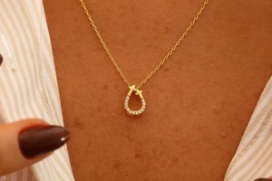 Collar cruzado de plata 925 de alta calidad para mujer, regalo de joyería personalizado minimalista religioso Chapado en plata para el día de Navidad - Product Image 2