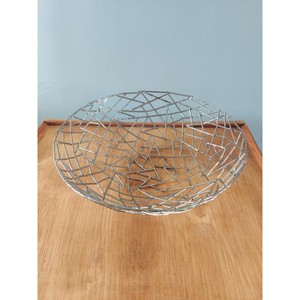 Sculpture Vintage Bol en Fil d'Acier Inoxydable Bol à Fruits Décoratif Bol à Fruits Moderne Personnalisé - Product Image 4