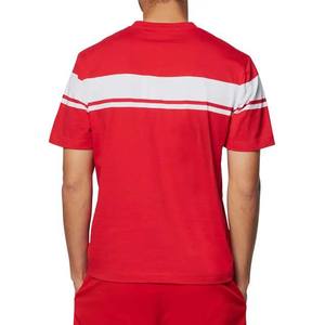 Couleur contrastée OEM Design de logo personnalisé Vêtements pour hommes de haute qualité T-shirts High Street Style Short Sleeve Man T Shirt Summer - Product Image 2