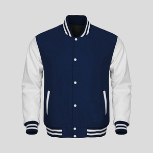 Hot Selling Custom Label Professional Manufacturer Varsity Jacket Trending Fashion Winter Knitted Jacket with Customized Logo - Product Image 2
