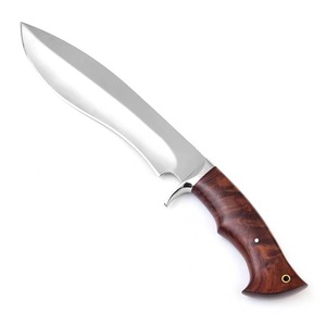 Lama fatta a mano in acciaio inossidabile lucido coltello da <span class=keywords><strong>15</strong></span> pollici con impugnatura perfetta in legno di rosa con guaina in pelle Premiuim - Product Image 3