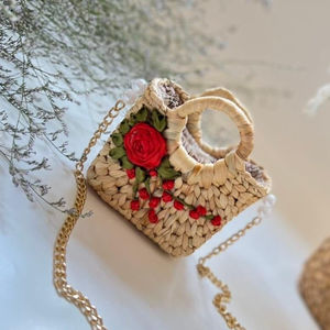 Venta al por mayor de jacinto de agua de paja bolsos de las mujeres bolsos colección de mujer - Product Image 6