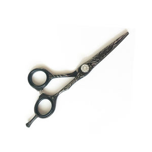 Ciseaux de coupe de cheveux de la meilleure qualité Ciseaux de coupe de cheveux extra pointus en acier inoxydable avec repose-doigt réglable - Product Image 2