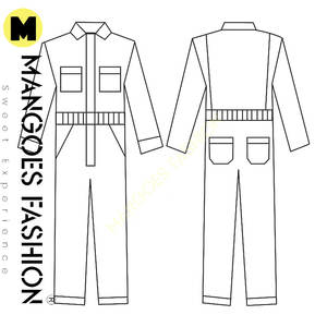 Combinaisons de travail pour hommes à manches longues, imperméables, ignifuges, ANSI classe 1, coton-polyester-soie, haute qualité, couleur personnalisée, logo - Product Image 6