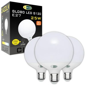 Lampadina a Filamento LED G120 E27 25W 2400LM Luce Bianca Calda 120mm Grande Decorativa Non Dimmerabile per Casa in Alluminio - Product Image 1