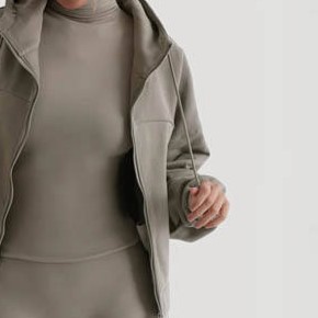 Conjunto de Sudadera con Capucha Unisex, Color Sólido, Tejido de Punto, 100% Algodón, Transpirable, Ropa Casual de Invierno, Corte Regular, Alta Calidad - Product Image 6