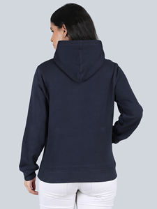 Sudaderas con capucha de lana pesada de gran tamaño bordadas con logotipo personalizable para mujer nuevo estilo informal invierno stock oferta - Product Image 2