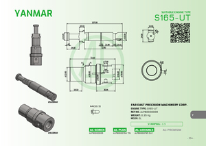 ชุดประกอบกระบอกสูบเครื่องยนต์ดีเซลทางทะเลสำหรับ YANMAR S165-UT S165L-UT S165L-HT S165L-HN S158 อะไหล่เรือ FEPM - Product Image 5