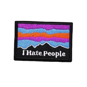 Custom 2D 3D PVC Embroidery Patches Good-Looking Badges Cool Designs Felt Embroidered Patches for Hats Clothes Circle Heart - Product Image 2