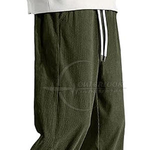 กางเกงผ้าลูกฟูกของผู้ชายทำเองได้น้ำหนักเบาแบบตรงขนาดผู้ใหญ่ขายดีสไตล์ลำลองฉลากส่วนตัว - Product Image 5