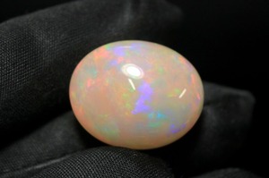 21.10 CT โอปอลทรงหลังเบี้ยโอปอลแบบเอธิโอเปียแท้พลอยโอปอลแบบหลายไฟโอปอลหลวมสำหรับเครื่องประดับอัญมณี ocbirthstone หินของขวัญ - Product Image 6