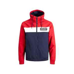 Veste coupe-vent GAA à taille élastique avec coque extérieure à séchage rapide fermeture à glissière complète sur le devant et options de logo de l'équipe du club quantité minimale de commande OEM - Product Image 5