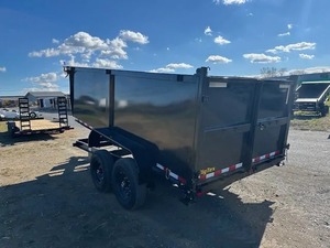 14LX High Side Dump Trailer <b>7</b> <b>X</b> 14 <b>Frame</b> for Farm Tractor Featuring Gear Axle Tire & Motor New & Used - Product Image 2
