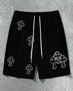 กางเกงขาสั้นลำลองและทันสมัยสำหรับผู้ชายกางเกงขาสั้นพิมพ์ลายโอเวอร์ไซส์สำหรับผู้ชาย - Product Image 1