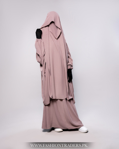 Commande en gros modeste rabat pour Jilbab emballage personnalisé service de marque privée livraison rapide silhouette droite solide - Product Image 5