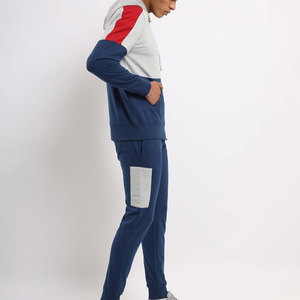 ชุดวอร์มสองชิ้นของผู้ชายชุดวอร์มสองชิ้นแห้งเร็วสำหรับออกกำลังกายตอนเช้าและกลางแจ้งทั่วไปชุดใส่หน้าหนาว - Product Image 2