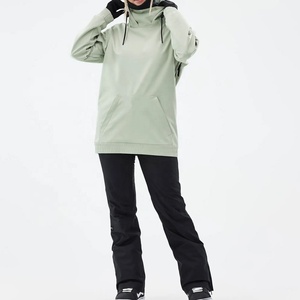Traje de esquí con capucha personalizado de poliéster 100% para mujer, chaquetas de snowboard impermeables, traje de esquí con aislamiento cálido para invierno - Product Image 3