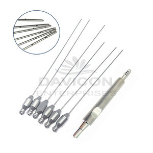 Cánulas Gasparotti de acero inoxidable de alta calidad Fuente de alimentación manual de color sólido Fábrica al por mayor Diseño de logotipo personalizado - Product Image 1