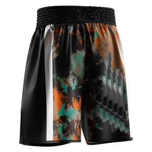 Custom Men Boxing <b>Shorts</b> 2025 New for Sparring Breathable Quick Dry Lightweight Durable 100% <b>Polyester</b> Fabric Custom Logo Wear - Product Image 2