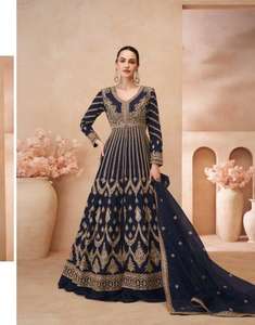 Sayuri Designer dames Salwar costumes Chinnon soie Naari indien et pakistanais vêtements en gros - Product Image 1