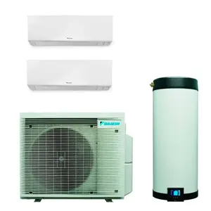 Sistema HVAC Doméstico Daikin Multi+ 120 L con Refrigeración, Calefacción y ACS, 5.2 kW, Unidad Exterior Dual Split y Unidades Internas Perfera 9+9 - Product Image 1