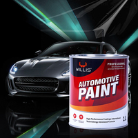 Fabricant de peinture automobile à haute teneur en solides Peintures automobiles bleues 1k 2k Peinture de finition pour revêtement de réparation de carrosserie automobile