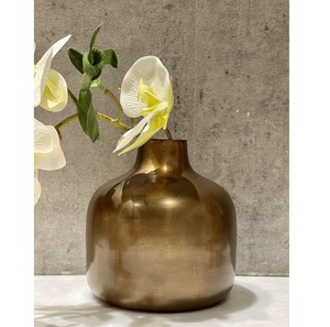 Urban Born Vase Vase à fleurs en métal or antique pour la maison salon bureau table porte-fleurs décoratifs - Product Image 1